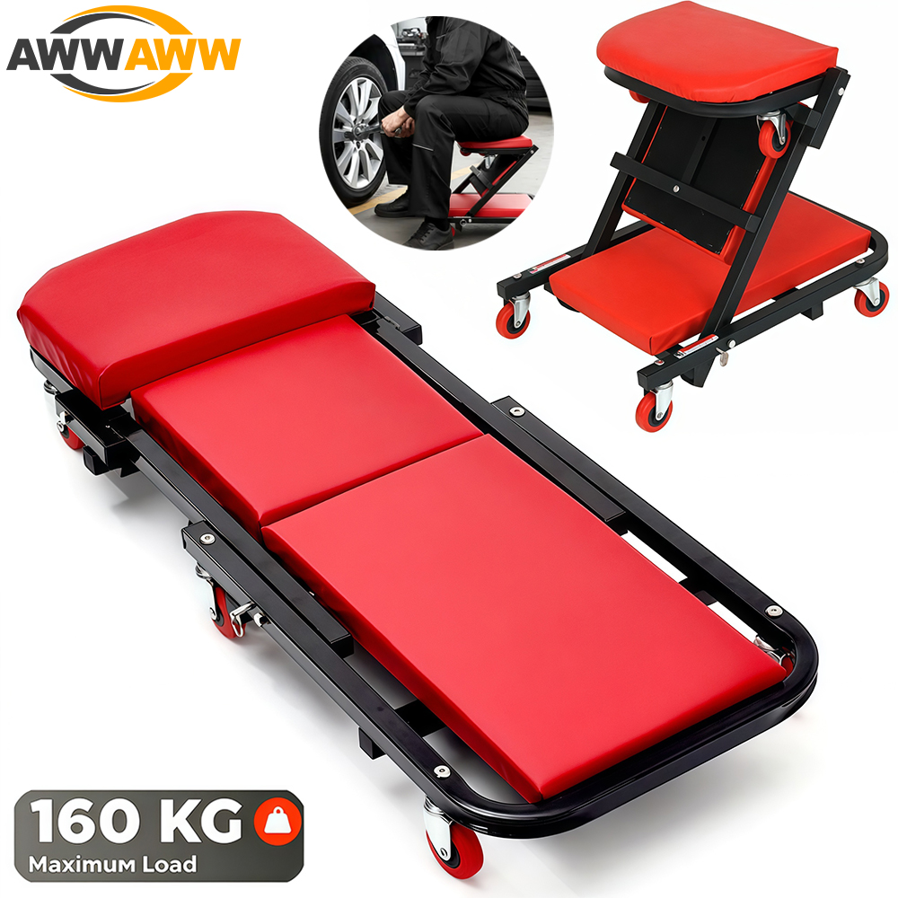 Auto Repair Shop - 1Pcs Mechanic Creeper, Garage Chair Adjustable