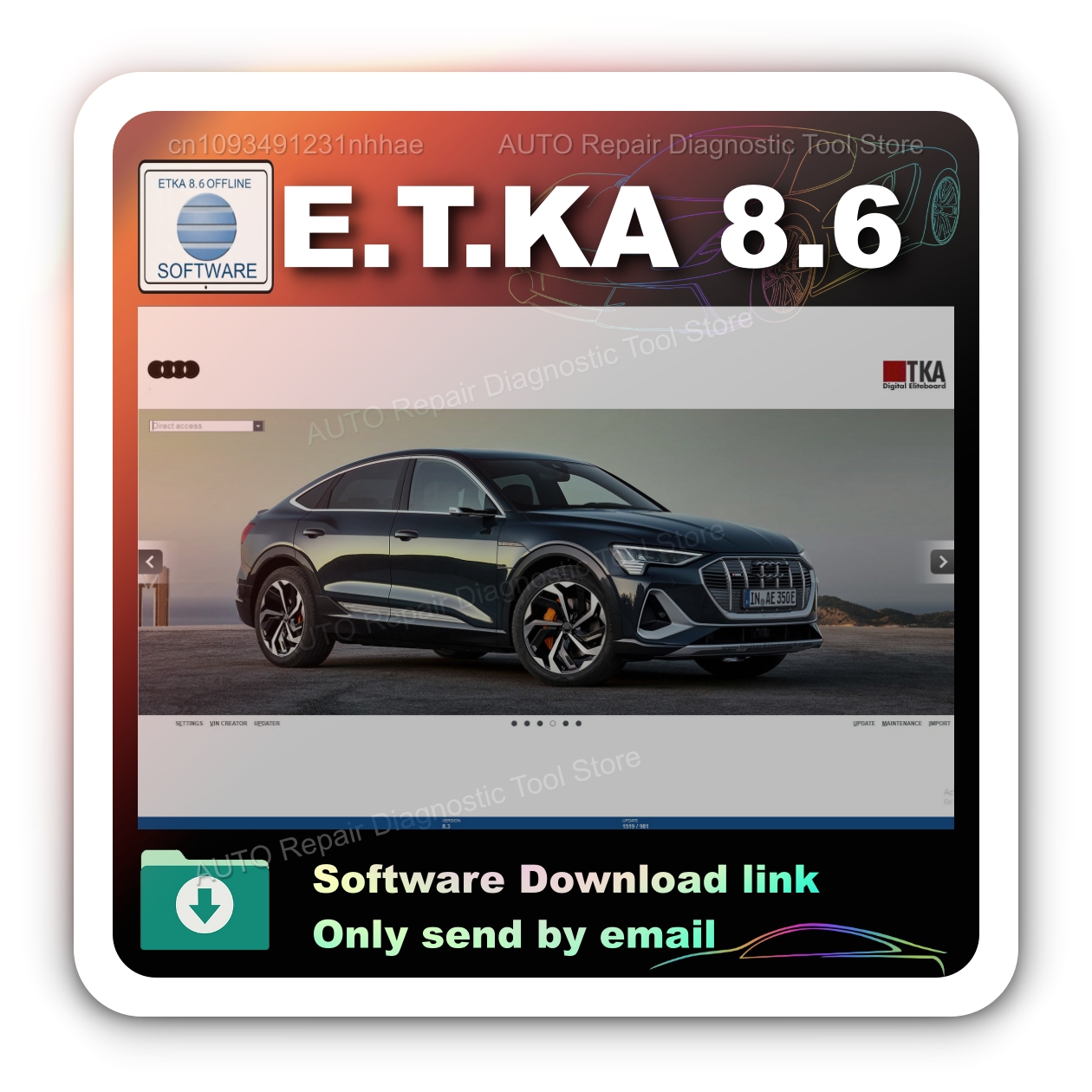Auto Repair Shop Equipment - 2025 HOT! Etka 8.6 software Auto