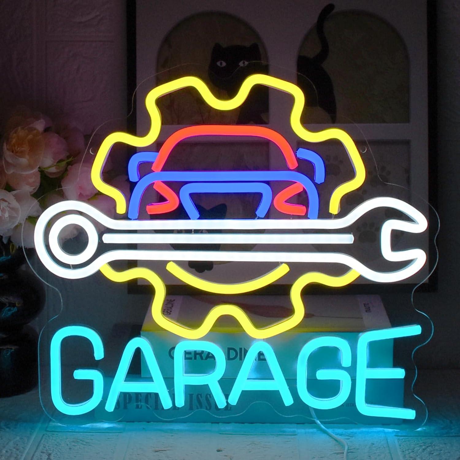 Garage Neon Sign USB Powered L - Auto Repair Shop avaliação e preço