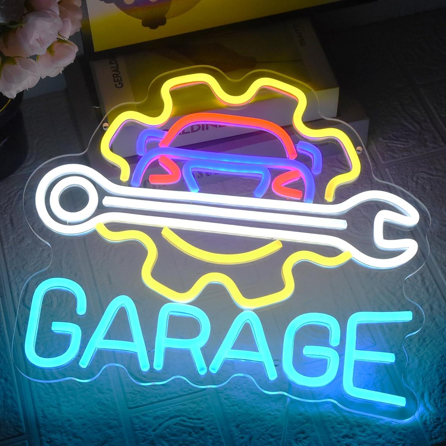 Garage Neon Sign USB Powered L - Auto Repair Shop avaliação e preço