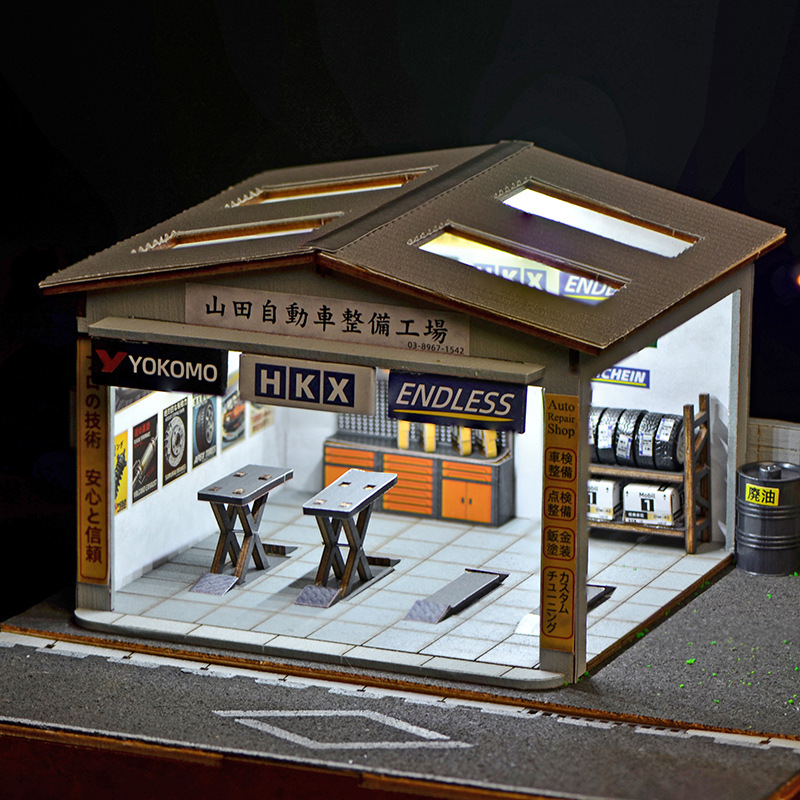 1:64 Scale DIY Auto Repair Sho - Auto Repair Shop avaliação e preço