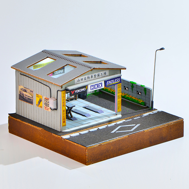 1:64 Scale DIY Auto Repair Sho - Auto Repair Shop avaliação e preço