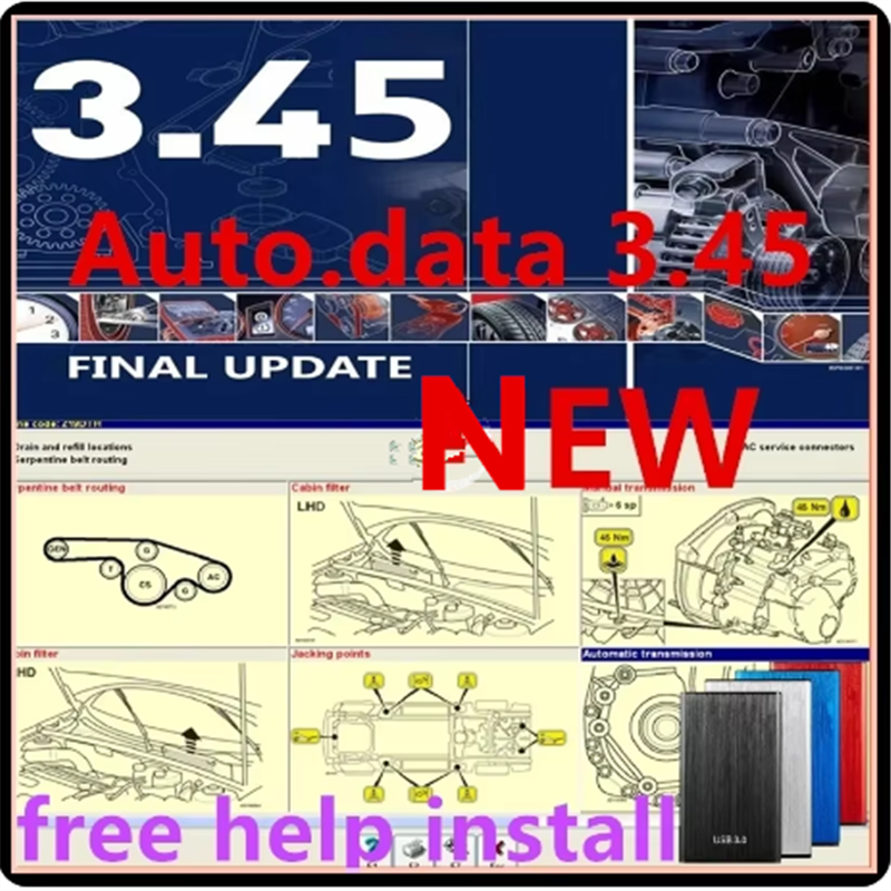 Auto Data 3.45 auto data car s - Auto Repair Shop Equipment avaliação e preço
