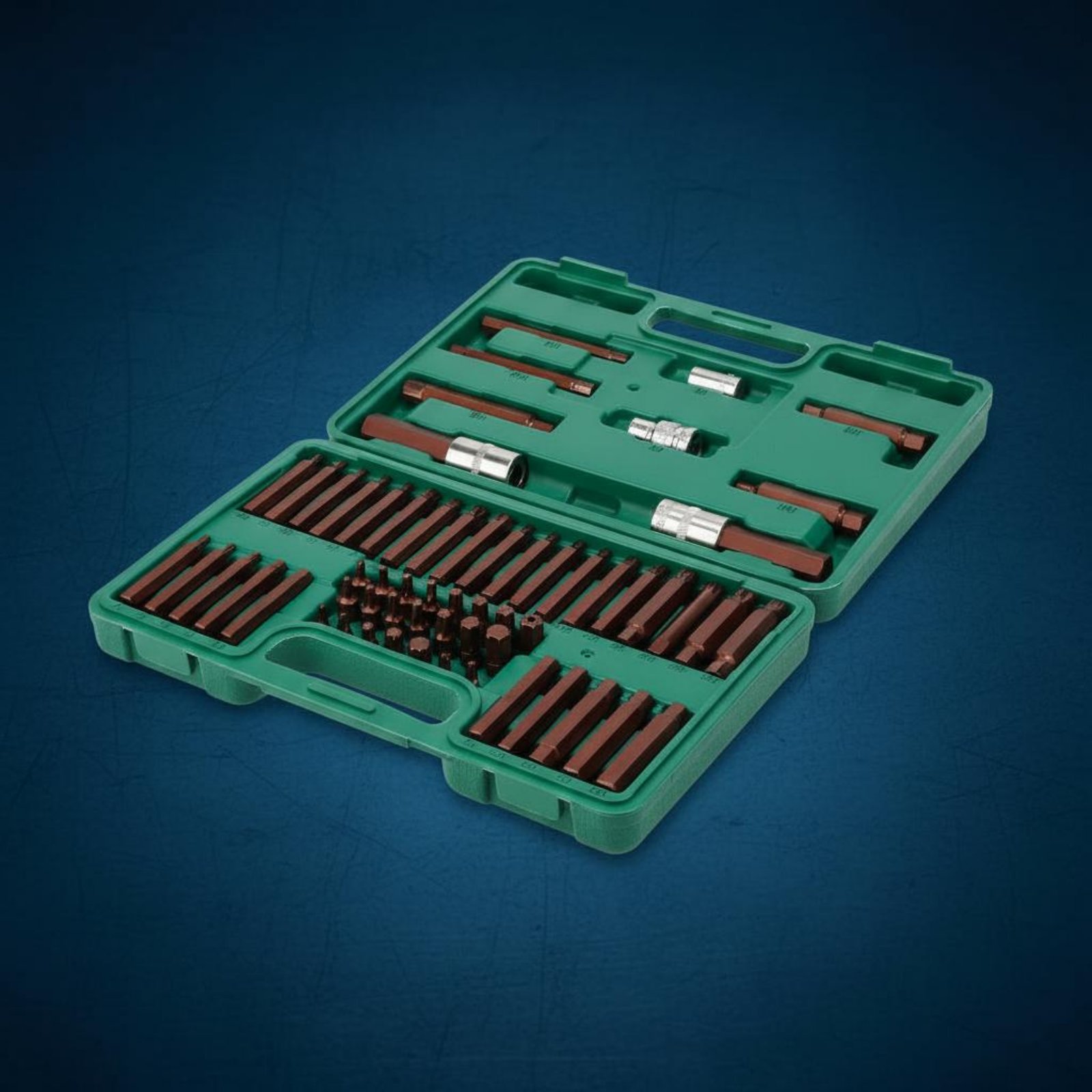 60 Pieces Star Drive Bit Set H - Auto Repair Shop avaliação e preço